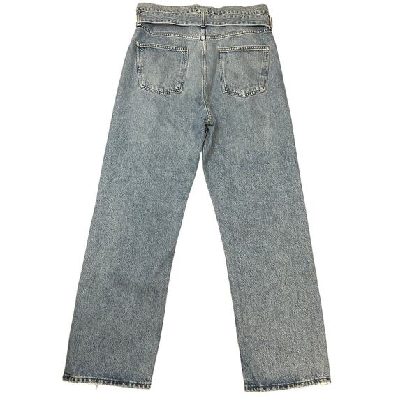 Agolde Reworked Belted 90's Straight Jeans Size 28 - Picture 6 of 7